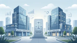 Edward Jones Kingsview Advisors lawsuit concept showing financial firms in legal dispute with justice scales and corporate background