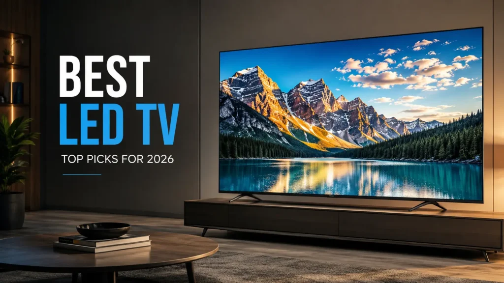 Simple comparison of the best LED TV features including 4K resolution, vibrant colors, and smooth performance.
